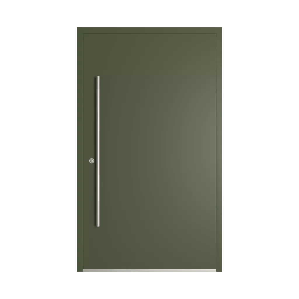 RAL 6003 Vert olive portes-dentree modeles dindecor 6030-pvc  