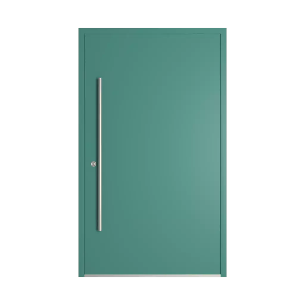 RAL 6033 Turquoise menthe portes-dentree modeles dindecor model-5018  