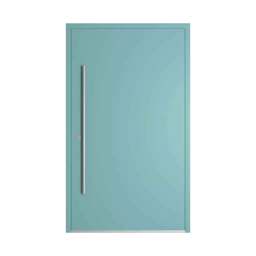 RAL 6034 Turquoise pastel portes-dentree modeles dindecor model-5007-st  