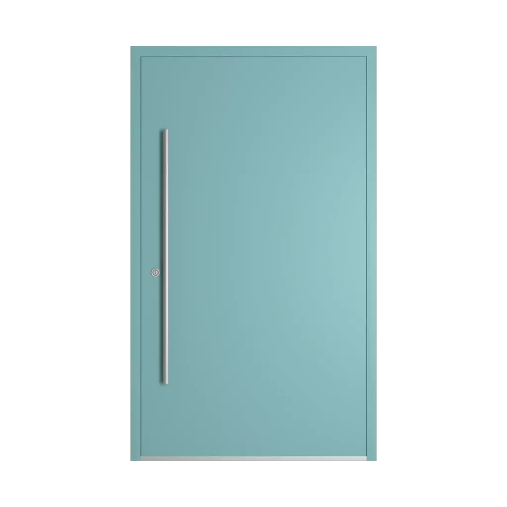 RAL 6034 Turquoise pastel portes-dentree modeles dindecor 6120-pwz  