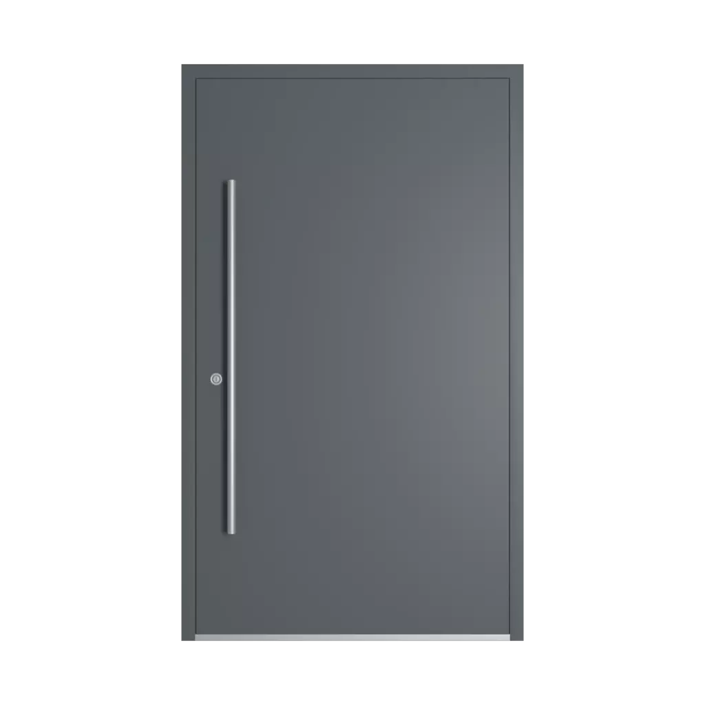RAL 7012 Gris basalte portes-dentree modeles dindecor 5026-black  