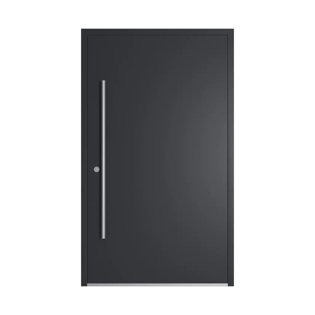 RAL 7021 Gris noir portes-dentree modeles dindecor 5026-pvc  