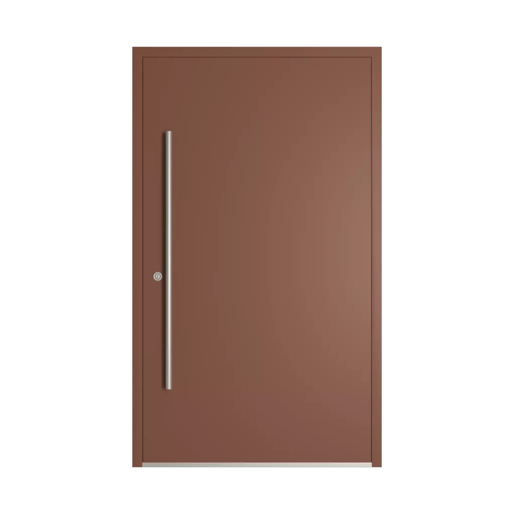 RAL 8002 Brun de sécurité portes-dentree modeles dindecor sk04-corten  