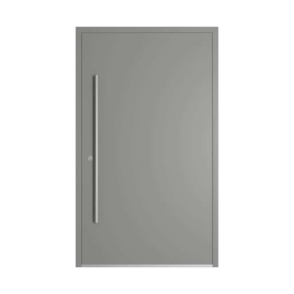 RAL 9007 Aluminium gris portes-dentree couleurs-des-portes  