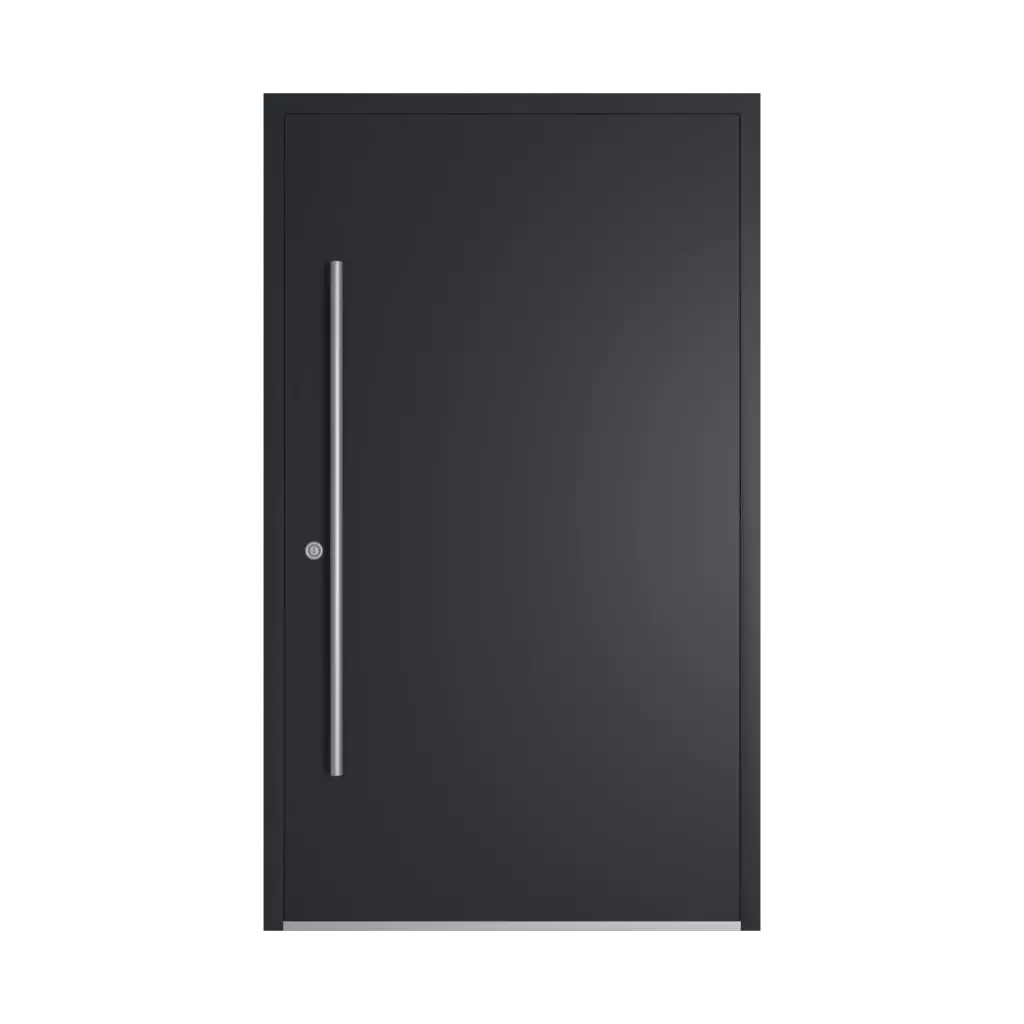RAL 9011 Noir graphite portes-dentree couleurs-des-portes  