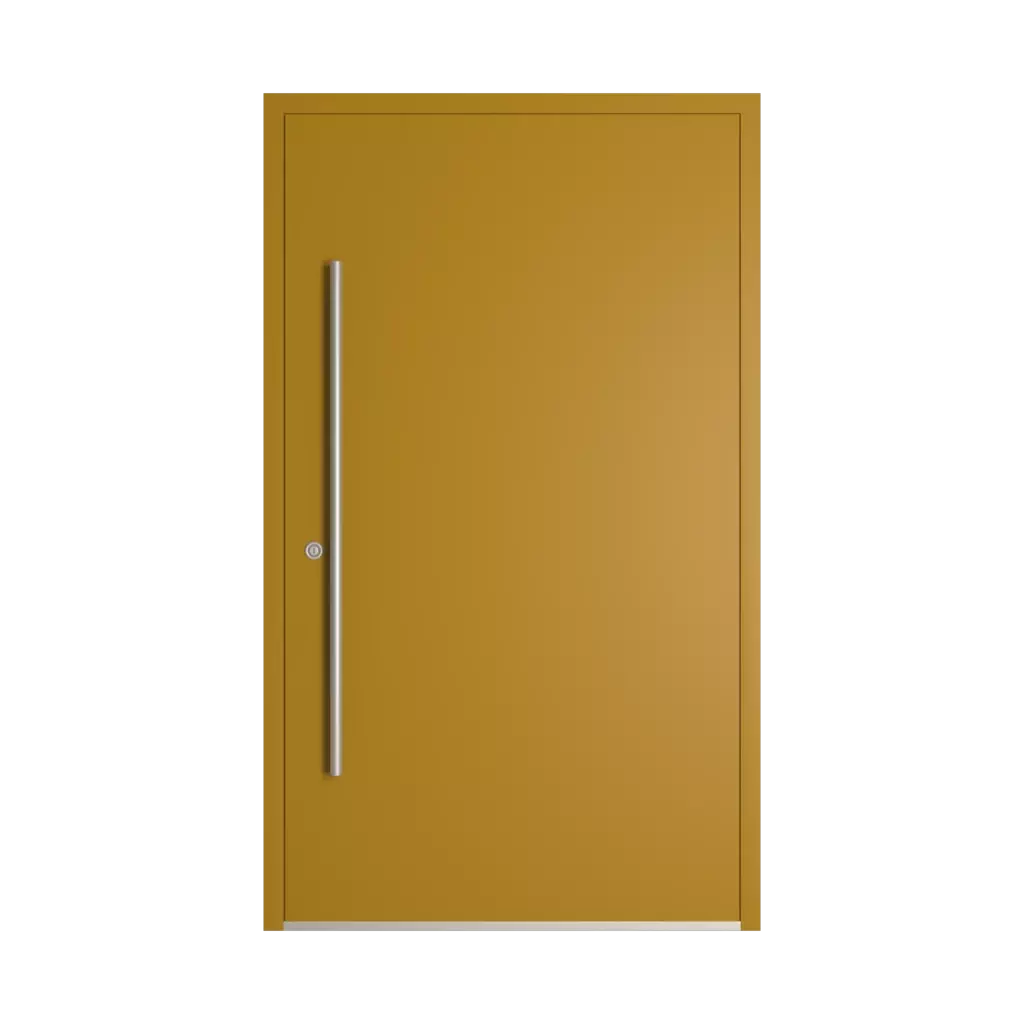 RAL 1027 Jaune curry portes-dentree modeles dindecor sk04-corten  