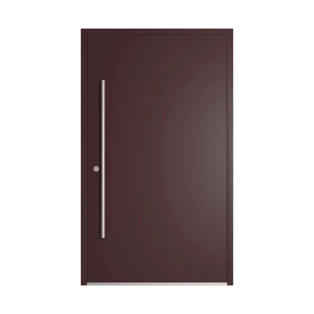 RAL 3007 Rouge noir portes-dentree modeles dindecor sk06-grey  