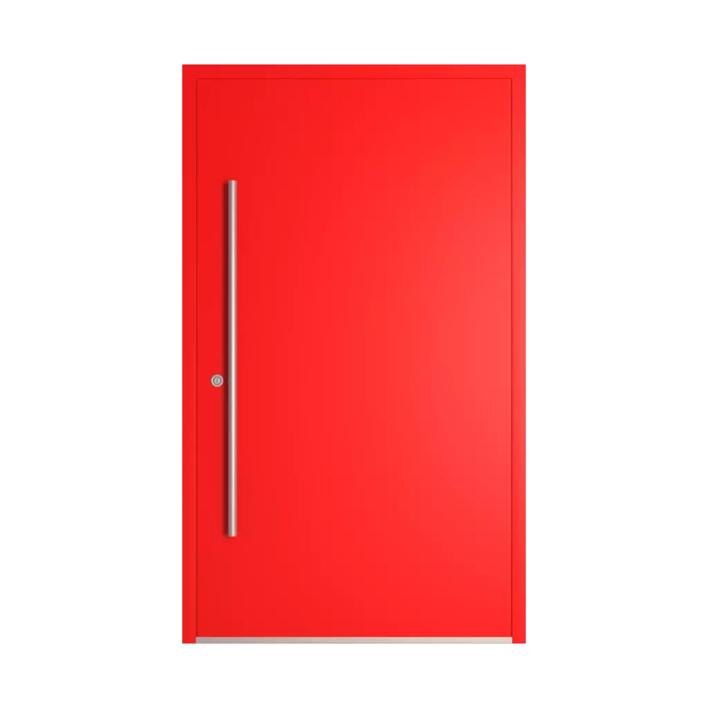 RAL 3026 Rouge clair brillant portes-dentree modeles dindecor model-1702  