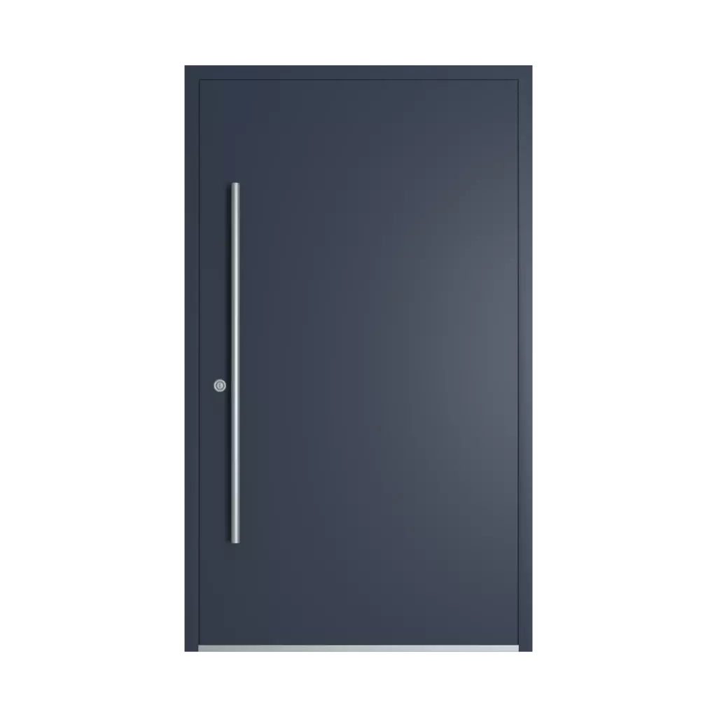 RAL 5008 Bleu gris portes-dentree modeles dindecor 6011-pvc  
