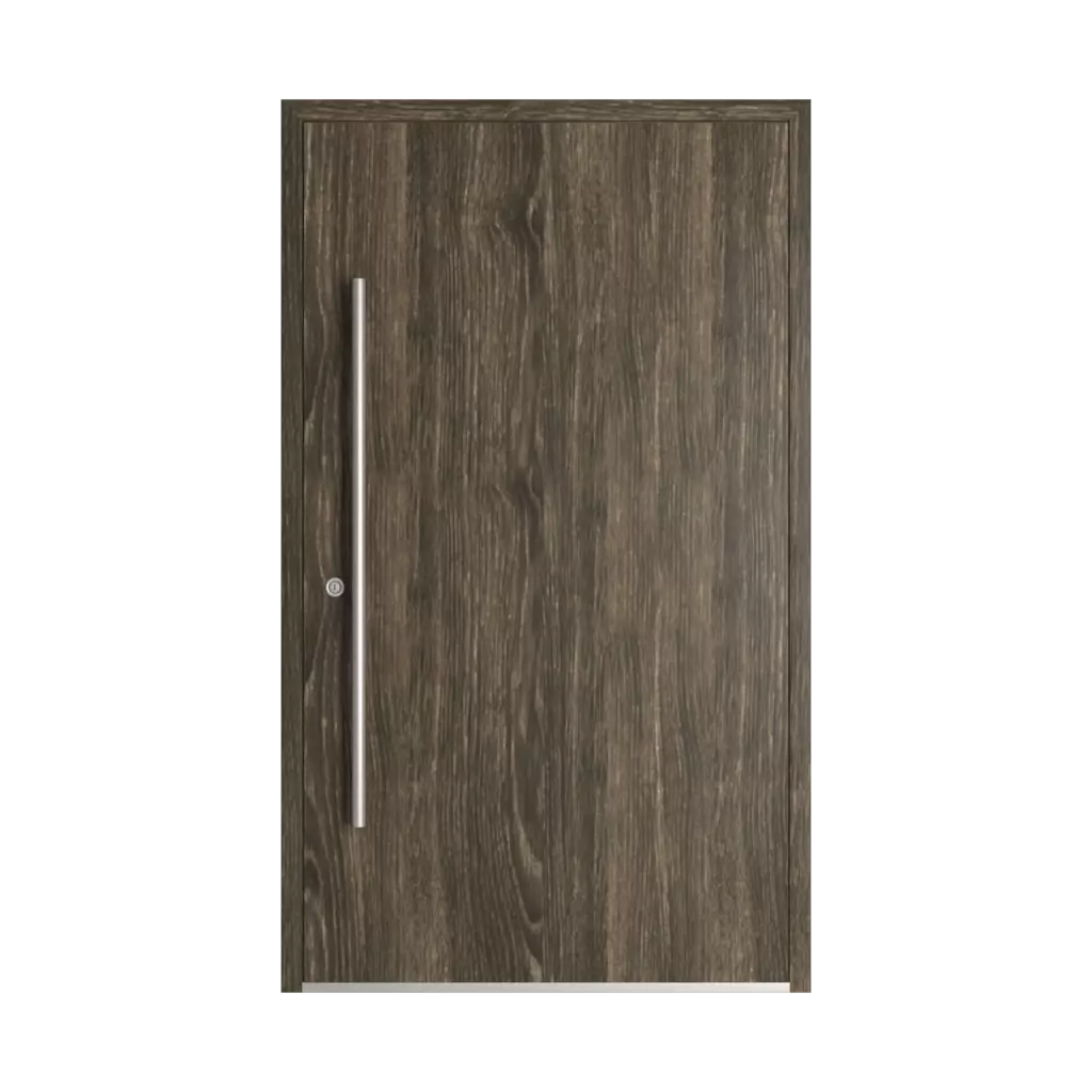 Chêne sheffield brun portes-dentree modeles dindecor 6011-pvc  