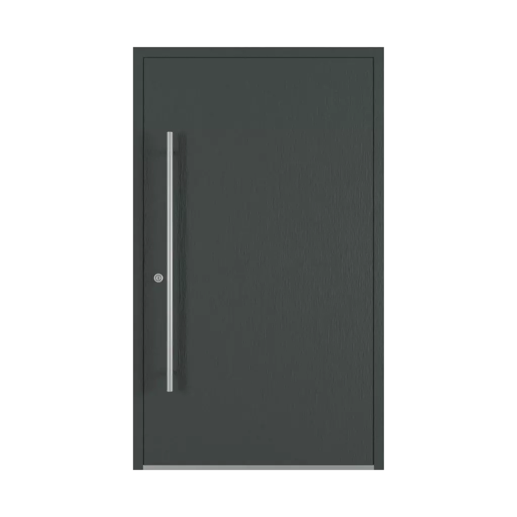 Gris anthracite ✨ portes-dentree modeles dindecor 6132-black  