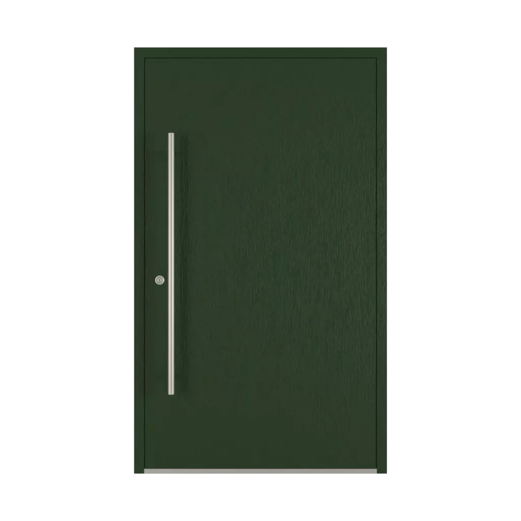 Vert foncé portes-dentree modeles dindecor 6010-pvc  