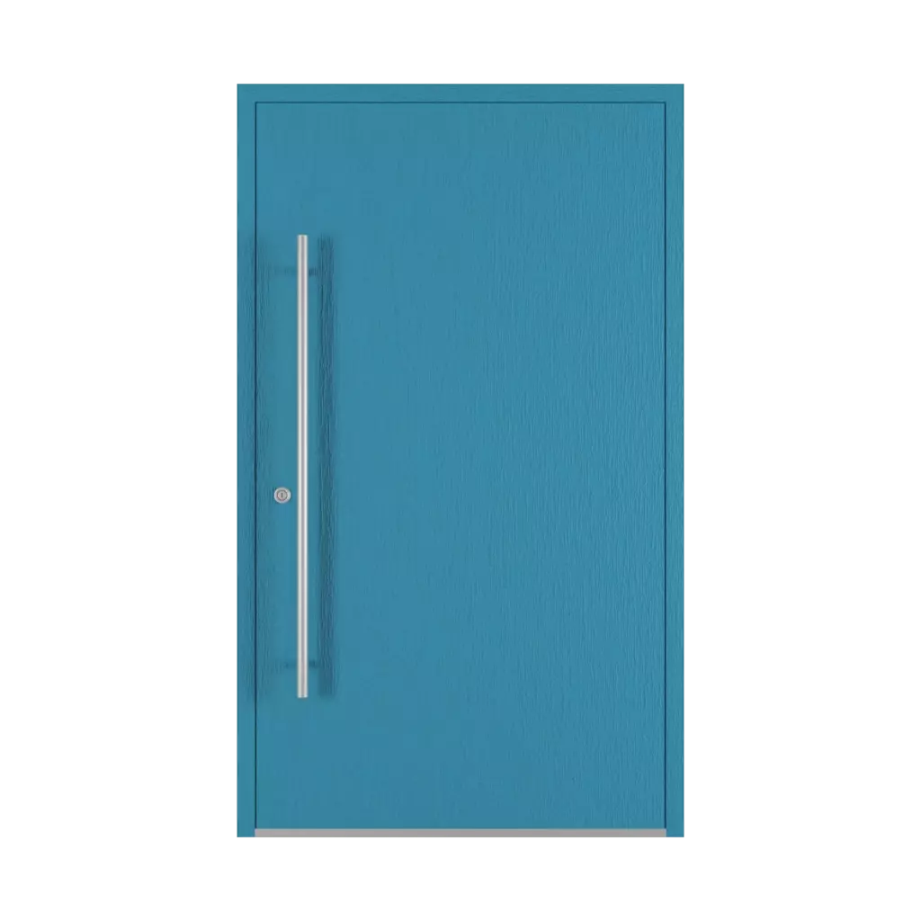 Bleu brillant portes-dentree modeles dindecor 6124-pwz  