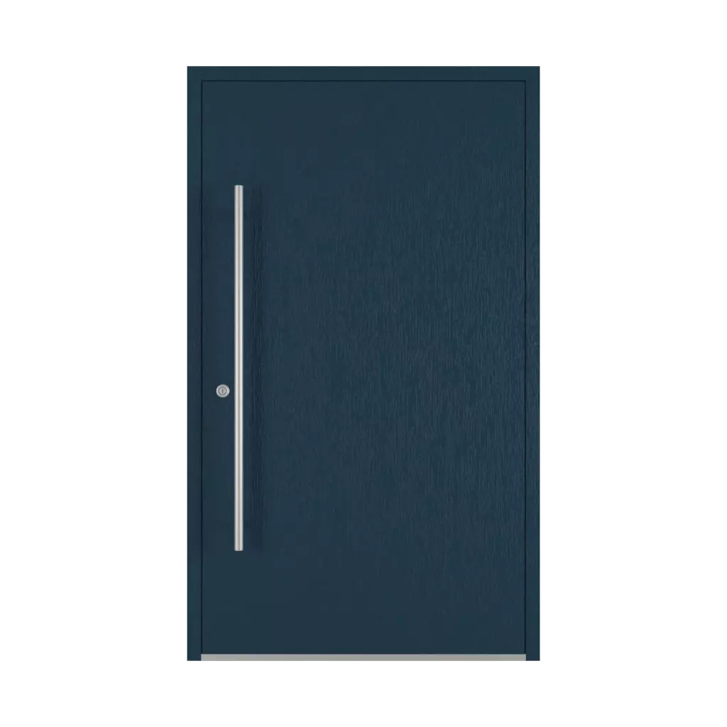 Bleu acier portes-dentree modeles dindecor sk03-corten  