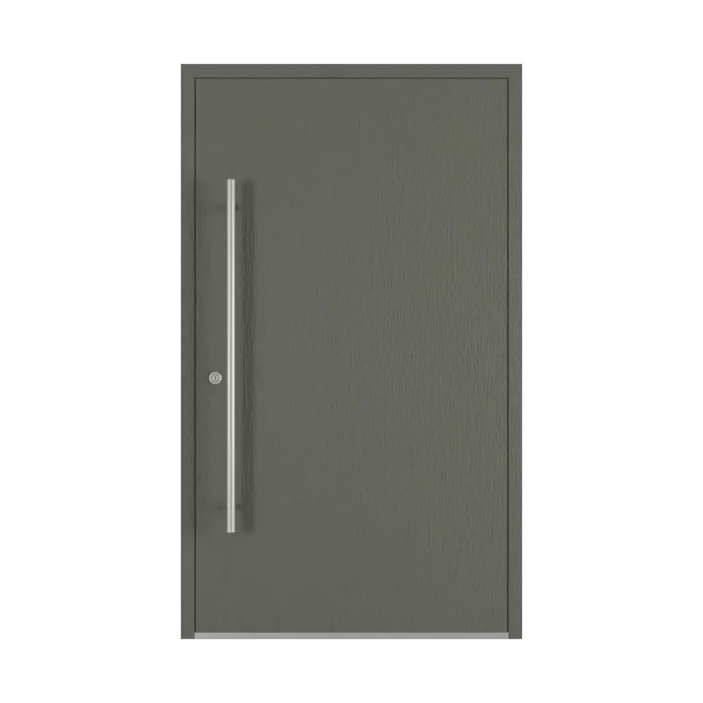 Gris quartz texturé portes-dentree modeles dindecor 6011-pvc  