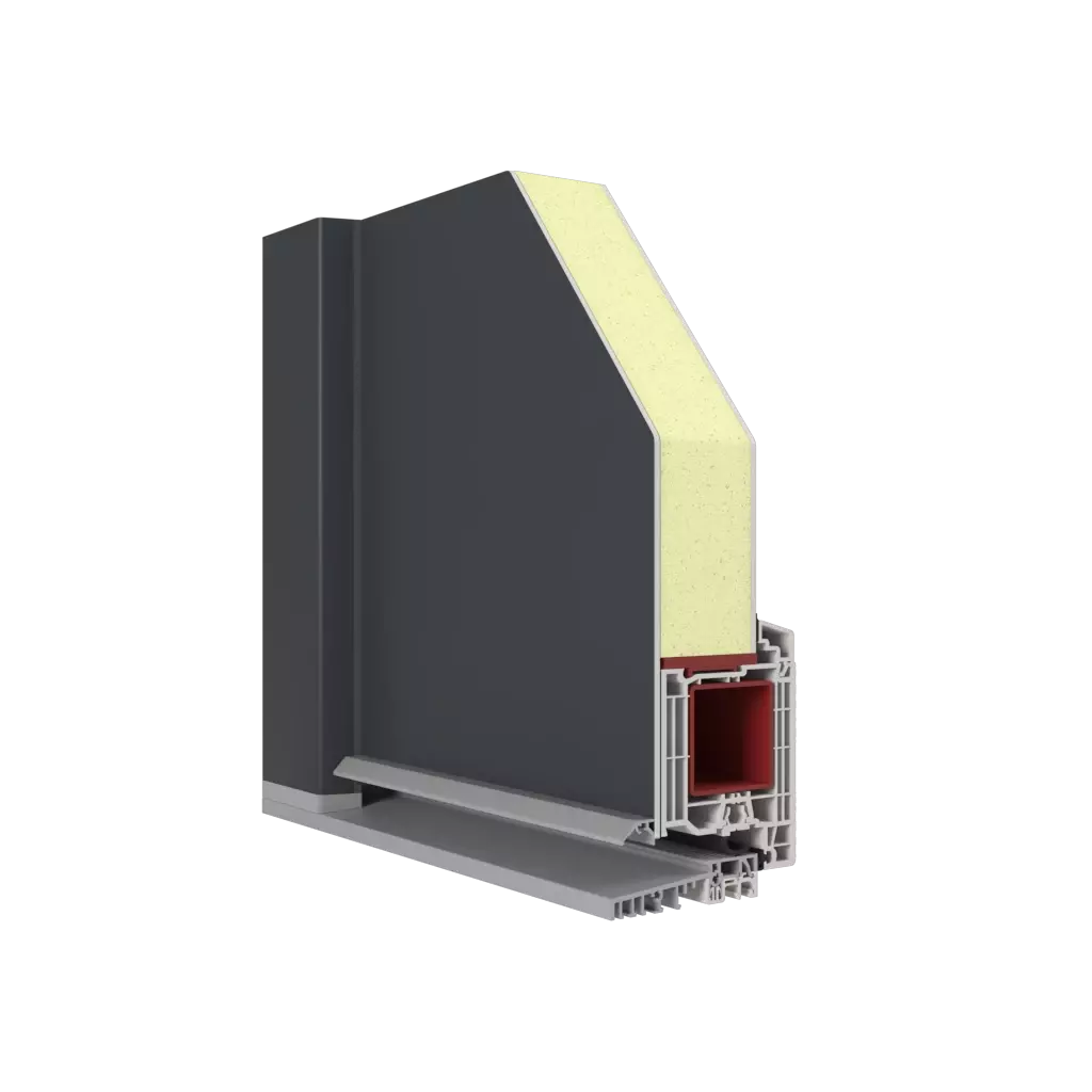 PVC portes-dentree types-de-garnitures-de-porte remplissage-de-superposition-unilateral 