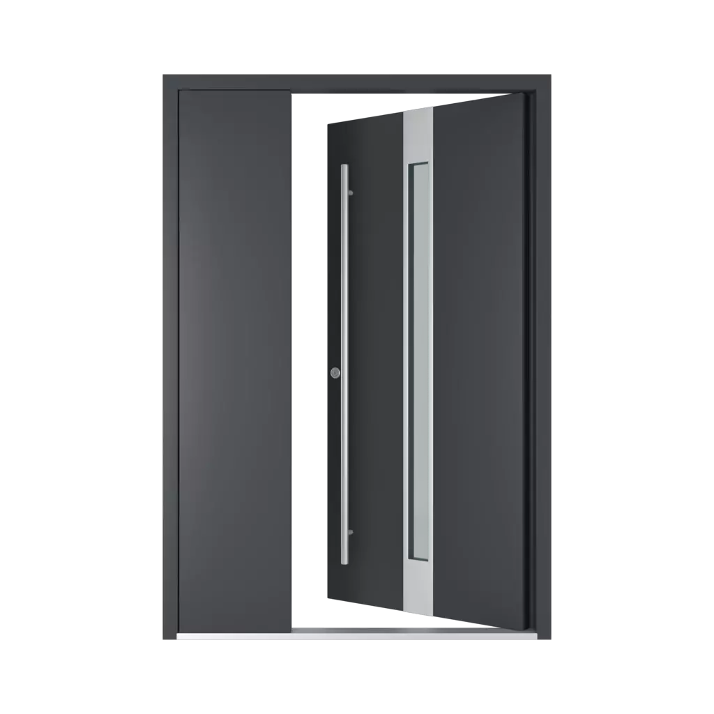 Ouverture gauche vers l’intérieur portes-dentree modeles dindecor sk04-grey  