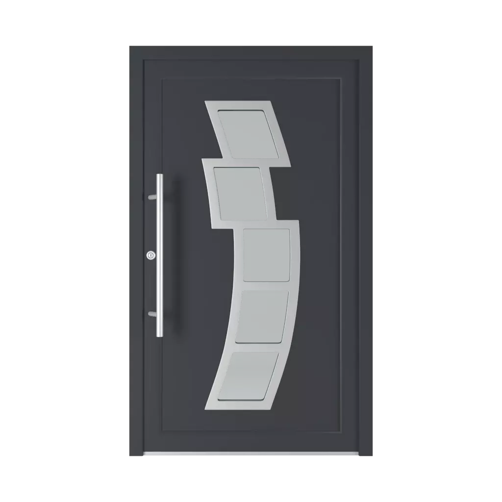 6021 PVC portes-dentree types-de-garnitures-de-porte remplissage-de-superposition-double-face 