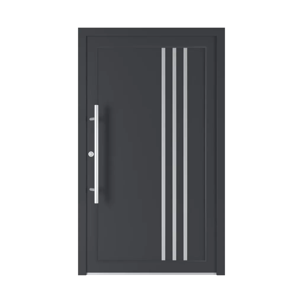 6029 PVC ✨ portes-dentree couleurs-des-portes couleurs-ral ral-6012-vert-noir 