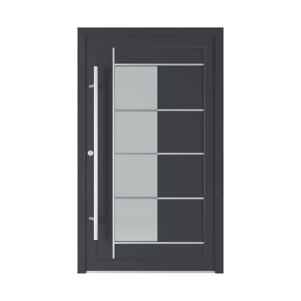2802 PVC ✨ portes-dentree couleurs-des-portes couleurs-ral ral-7036-gris-platine 