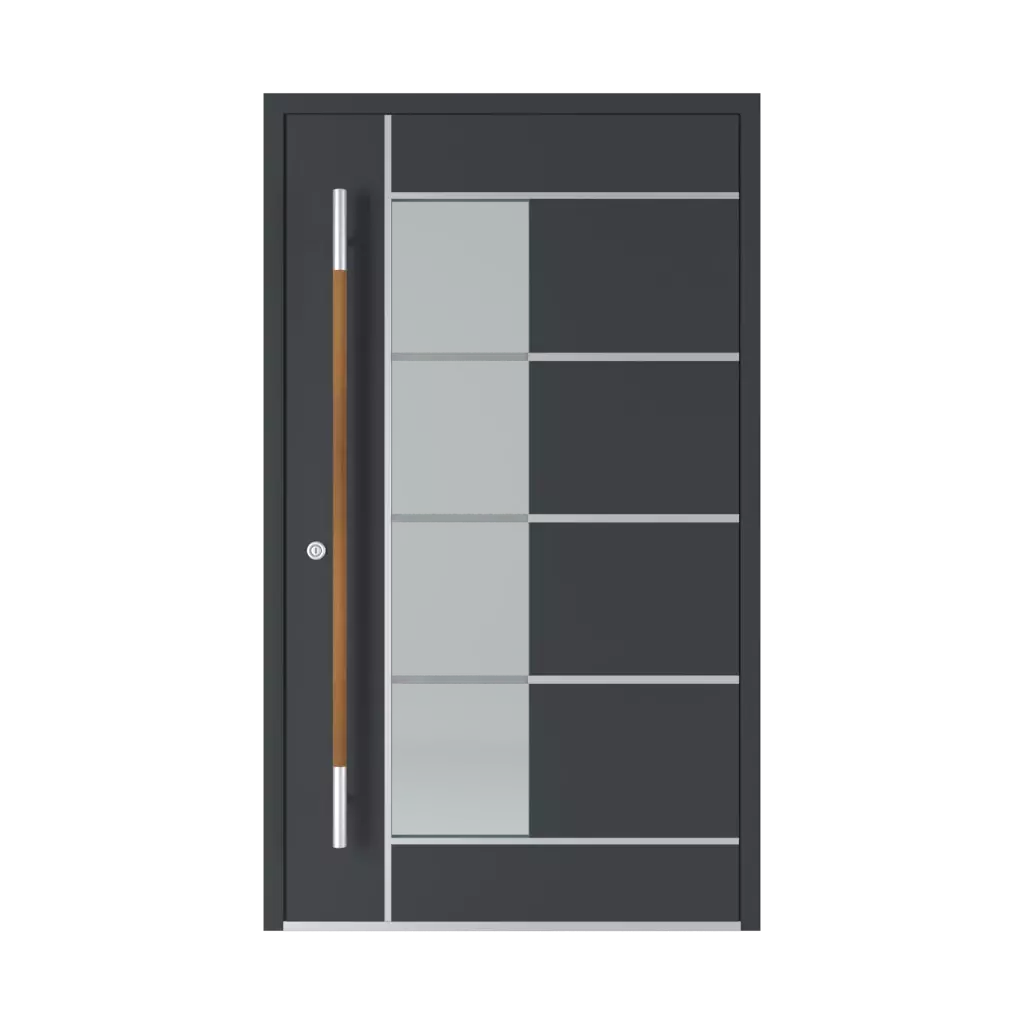 Model 2802 portes-dentree modeles aluminium 