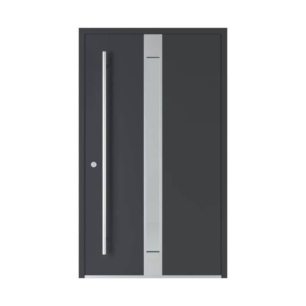Model 1401 ✨ portes-dentree couleurs-des-portes couleurs-ral ral-9017-noir-signalisation 