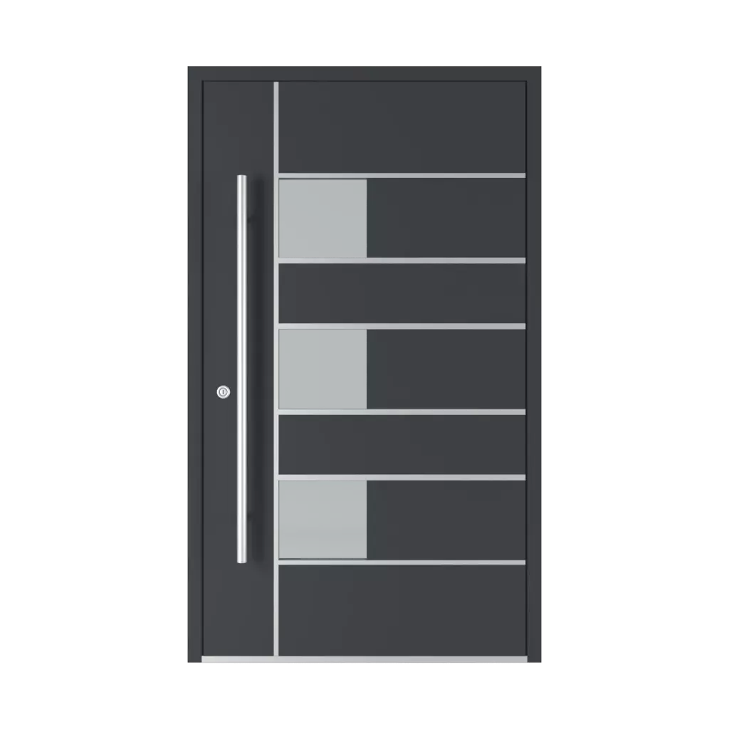 Model 5026 portes-dentree modeles aluminium 