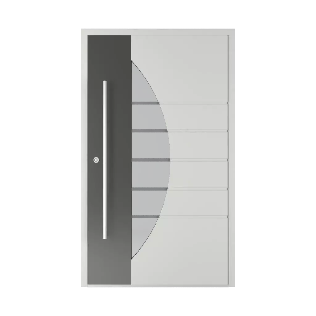 Model 6112 BS portes-dentree modeles aluminium 