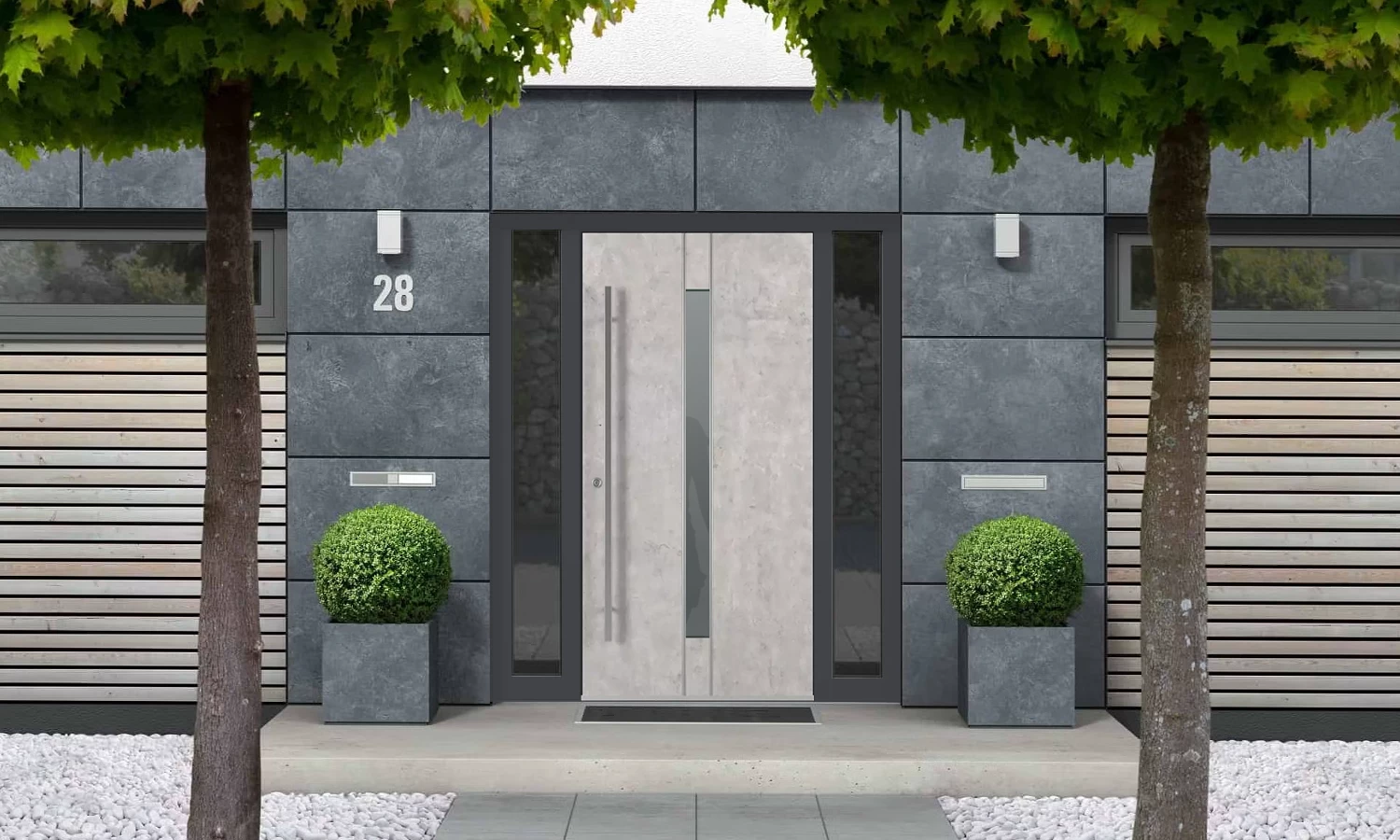 SK05 Beton 🏆 portes-dentree modeles dindecor sk05-beton  