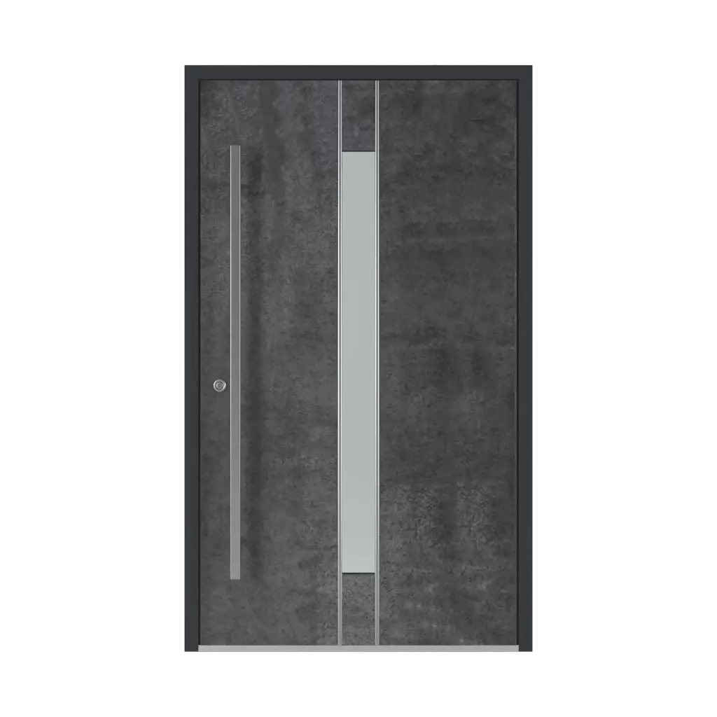 SK05 Grey 🏆 portes-dentree modeles aluminium 