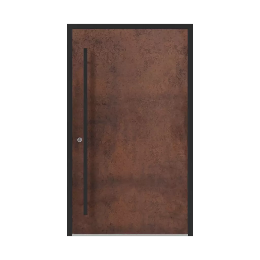 SK02 Corten 🏆 portes-dentree modeles aluminium 