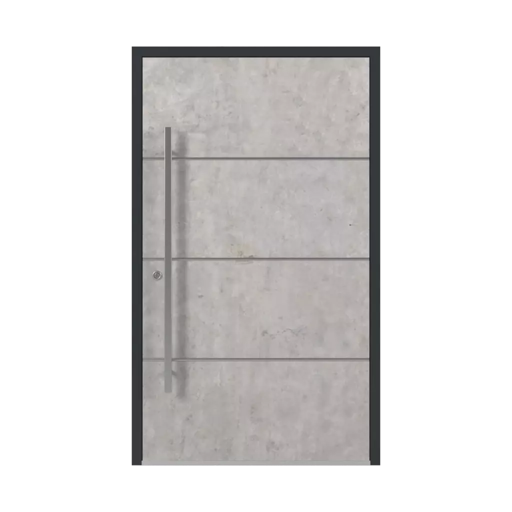 SK03 Beton 🏆 portes-dentree modeles aluminium 