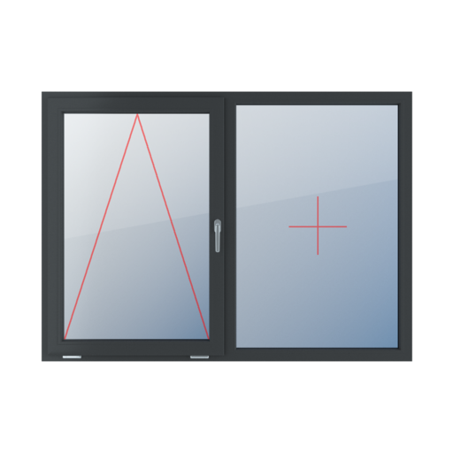 Charnière avec une poignée sur le côté droit, vitrage fixe dans le cadre fenetres type-de-fenetre double-vantail division-horizontale-symetrique-50-50 charniere-avec-une-poignee-sur-le-cote-droit-vitrage-fixe-dans-le-cadre 