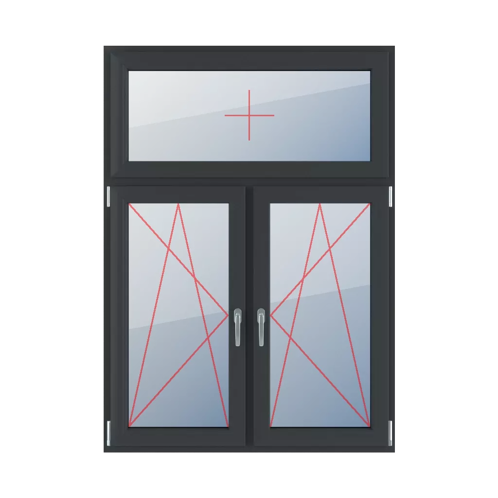 Vitrage fixe dans le châssis, basculer et tourner à gauche, basculer et tourner à droite fenetres type-de-fenetre triple-vantaux division-verticale-asymetrique-30-70 vitrage-fixe-dans-le-chassis-basculer-et-tourner-a-gauche-basculer-et-tourner-a-droite 