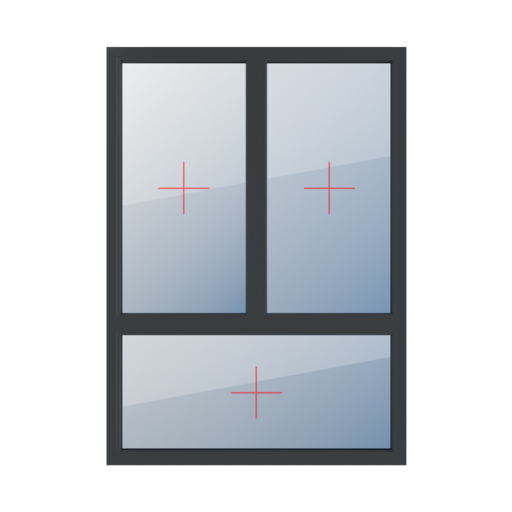 Vitrage fixe dans le cadre fenetres type-de-fenetre triple-vantaux division-verticale-asymetrique-70-30 vitrage-fixe-dans-le-cadre-2 