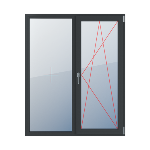 Vitrage fixe dans le cadre, oscillo-battant à droite fenetres type-de-fenetre balcon double-vantail vitrage-fixe-dans-le-cadre-oscillo-battant-a-droite 