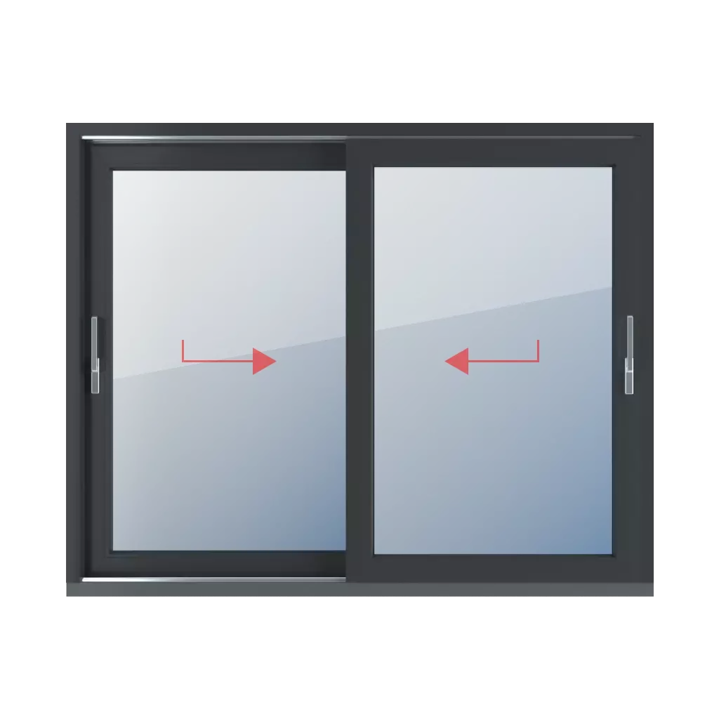 Glisser à droite, glisser à gauche fenetres type-de-fenetre portes-fenetres-levantes-coulissantes-hst double-vantail  