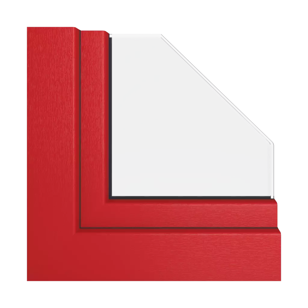 Rouge carmin fenetres profils-de-fenetre veka softline-82-md