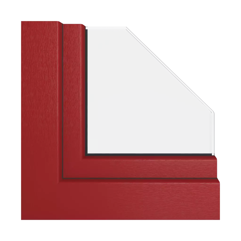 Rouge-marron produits forfaits-de-fenetre pvc-haut-de-gamme   