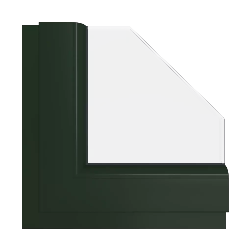 Ultramat vert foncé fenetres couleur-de-la-fenetre couleurs-veka ultramat-vert-fonce interior