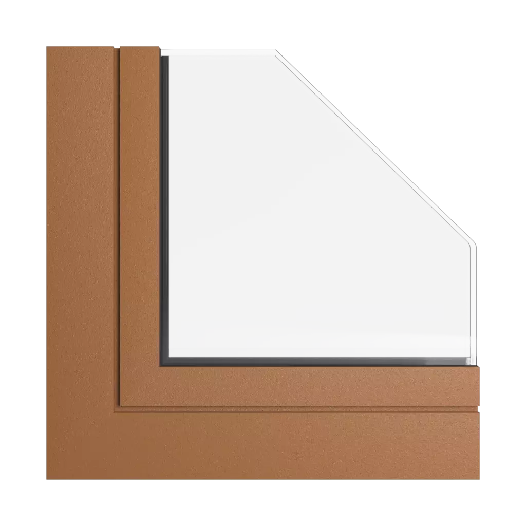 Brun miel produits fenetres-en-aluminium    