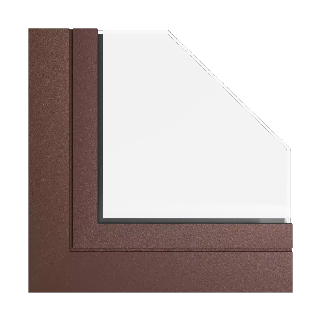 Brun acajou produits fenetres-en-aluminium    