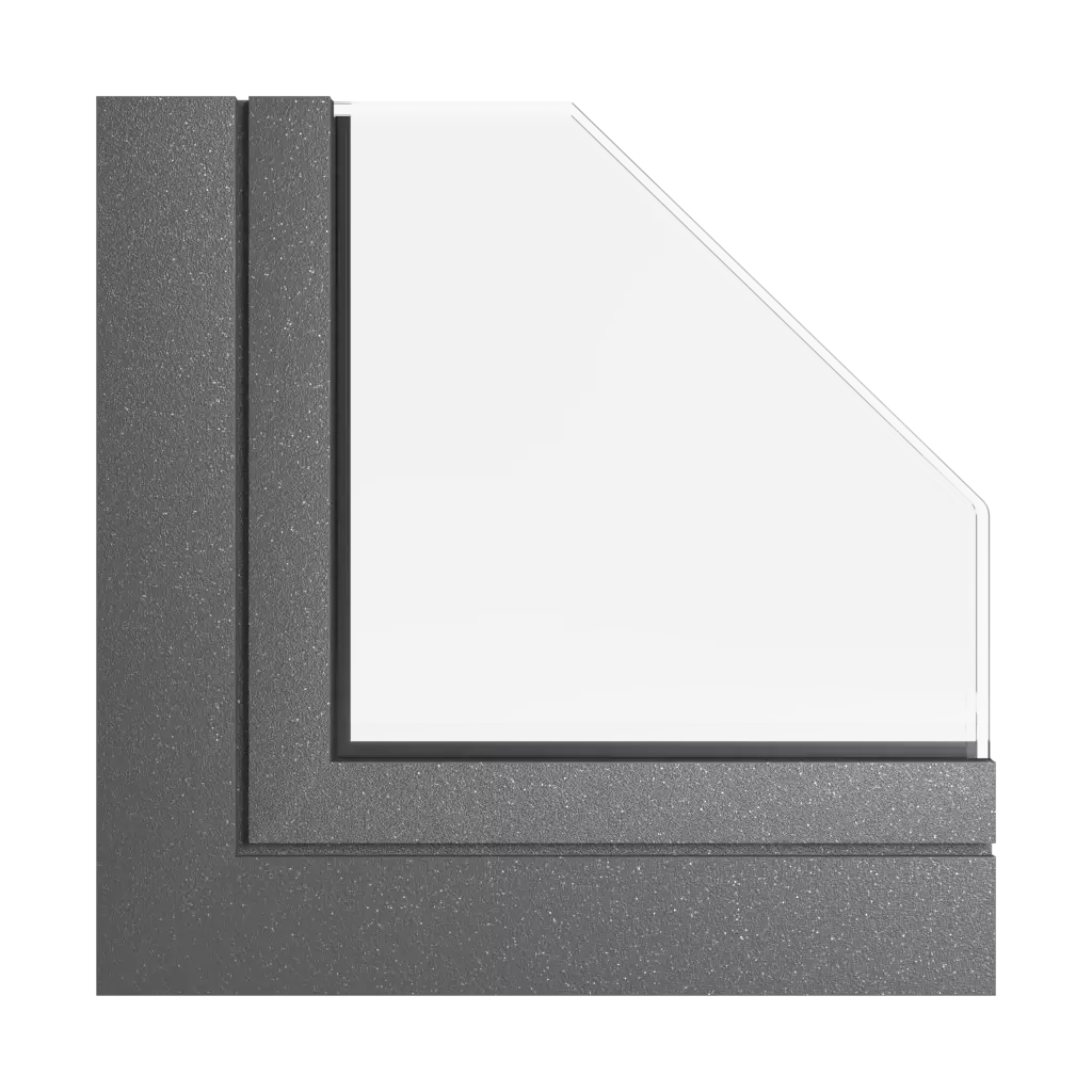 Gris-noir produits fenetres-en-aluminium    