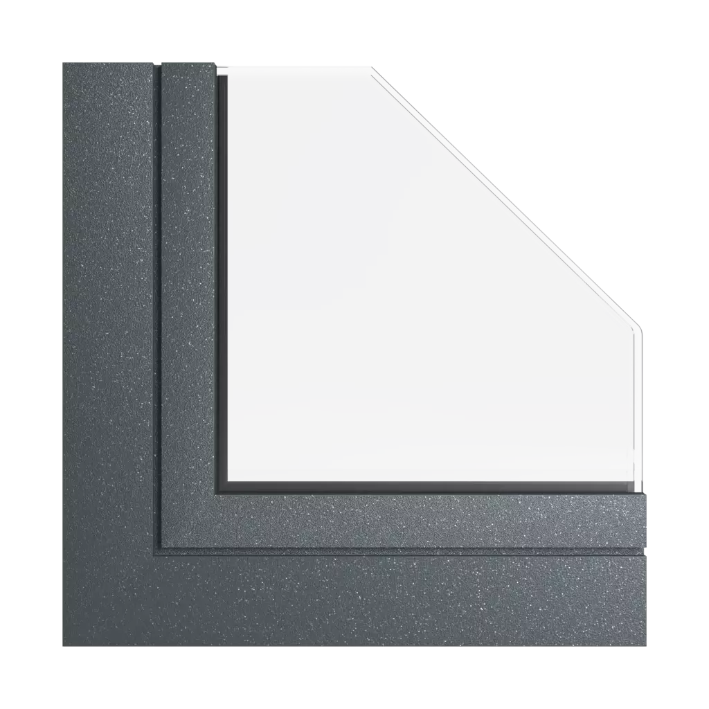 Gris anthracite métallisé fenetres profils-de-fenetre aliplast