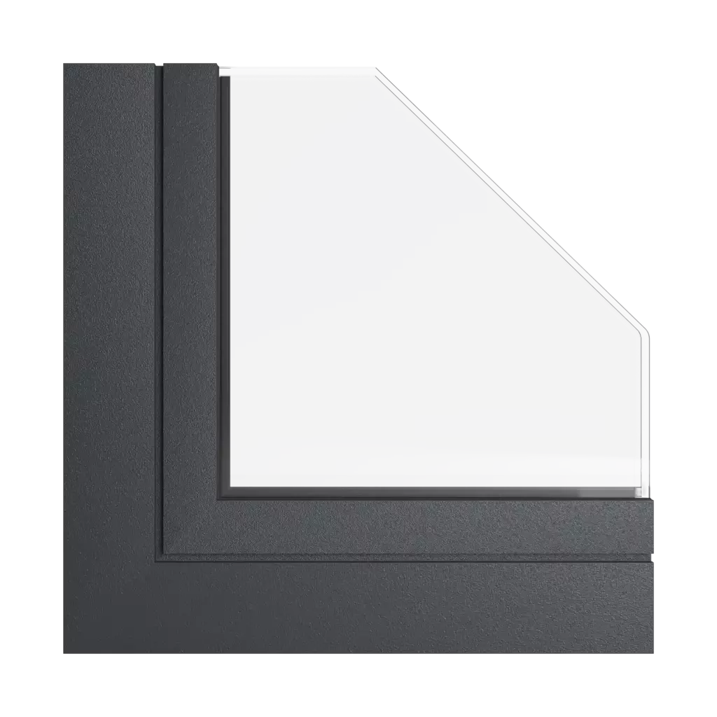 Gris noir fenetres profils-de-fenetre aliplast