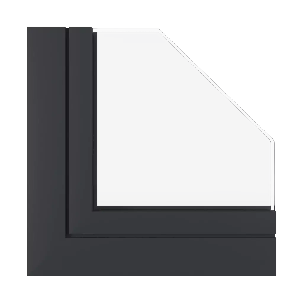 Gris-noir fenetres profils-de-fenetre aluprof mb-118ei