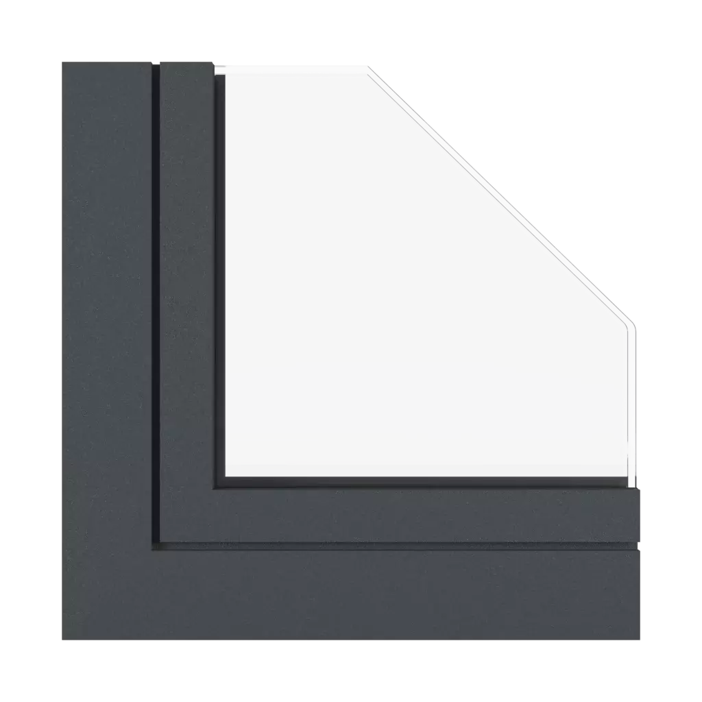 Structure fine gris anthracite fenetres profils-de-fenetre aluprof mb-78ei-dpa