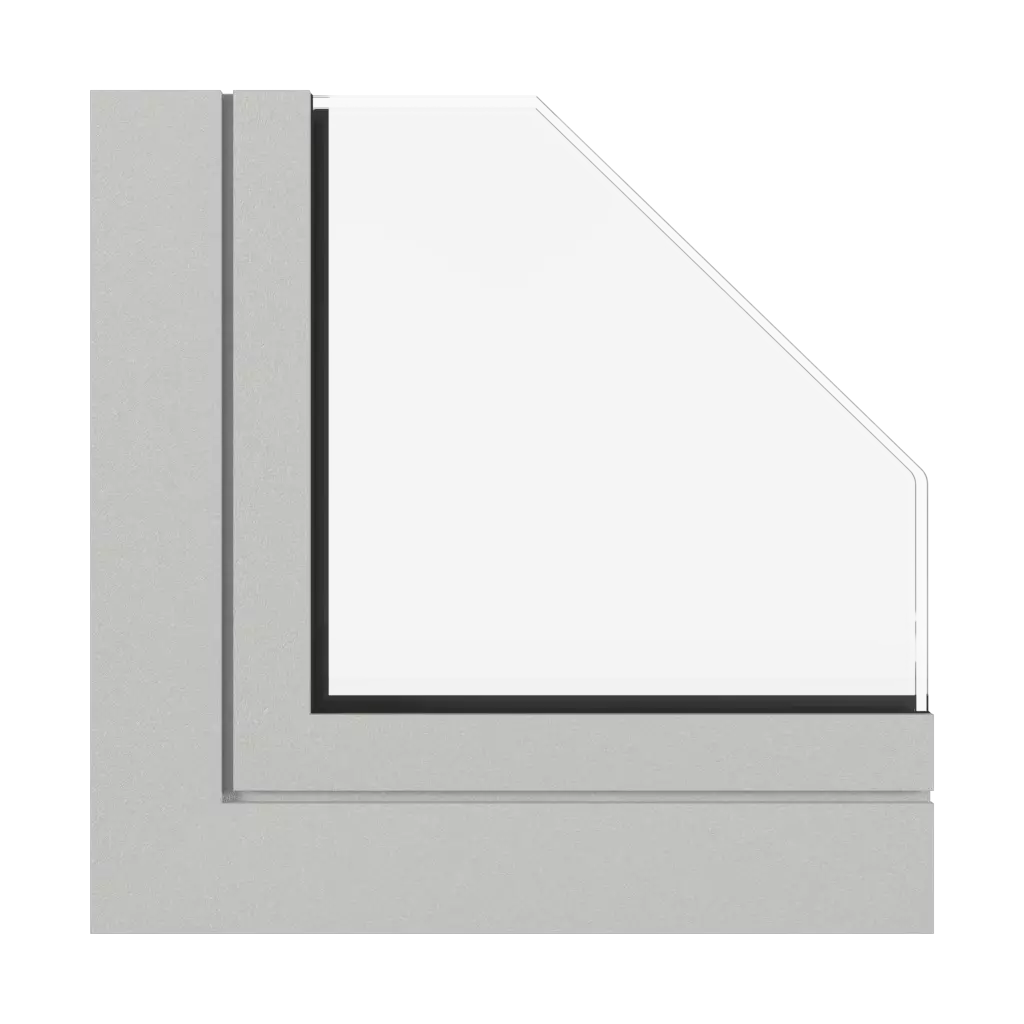 Structure fine gris clair fenetres profils-de-fenetre aluprof mb-60e-ei
