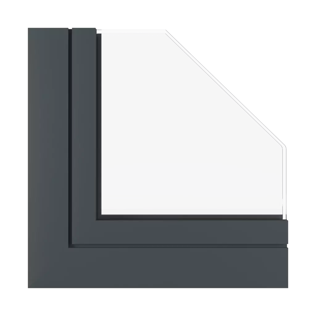 Peignoirs mats anthracite ✨ fenetres type-de-fenetre triple-vantaux division-verticale-asymetrique-70-30 