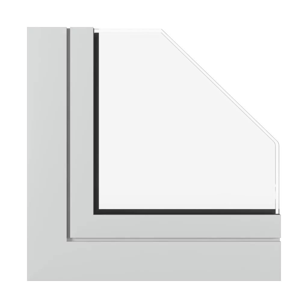 Gris clair mat fenetres profils-de-fenetre aluprof mb-skyline-type-r